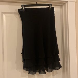 Like NEW ESCADA Layered Ruffled Black Size 42 = US 10/12 L